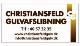 Christiansfeld Gulvafslibning logo